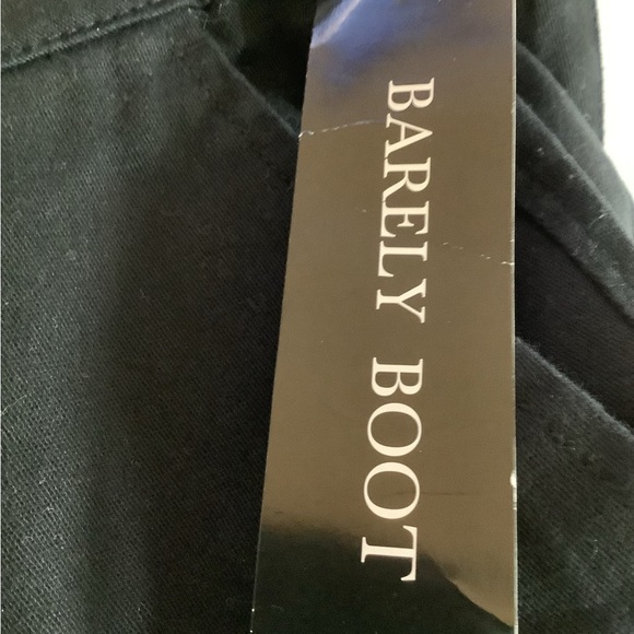 Freestyle Revolution Size 7 Black Cotton Blend Barely Boot Pants. New With Tags. - Picture 6 of 6